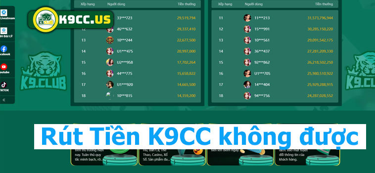 Tìm Hiểu Nguyên Nhân Rút Tiền K9CC Không Được 13 Chính sách và quy định của K9CC